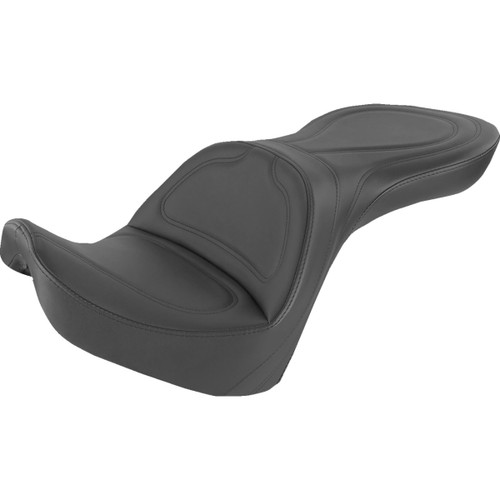 Saddlemen #8250JS - Seat - Explorer™ - Without Backrest - Stitched - Black - FXSTD '00-'07