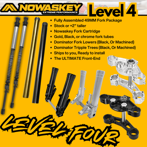 Level 4: The Ultimate Front-End Package - 2014-2024 Bagger Models - 49mm