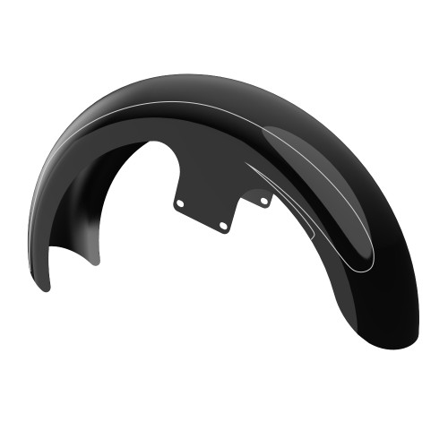 21" Reveal Wrapper Hugger Front Fender For '09-'23 Harley Touring