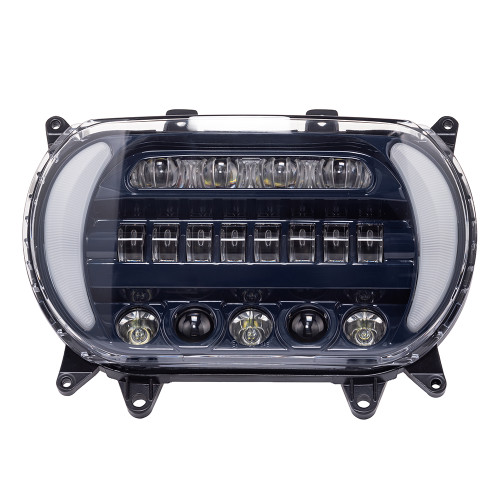 Color Matched "ATTACK" LED Headlight for 2015-2021 Harley Road Glide