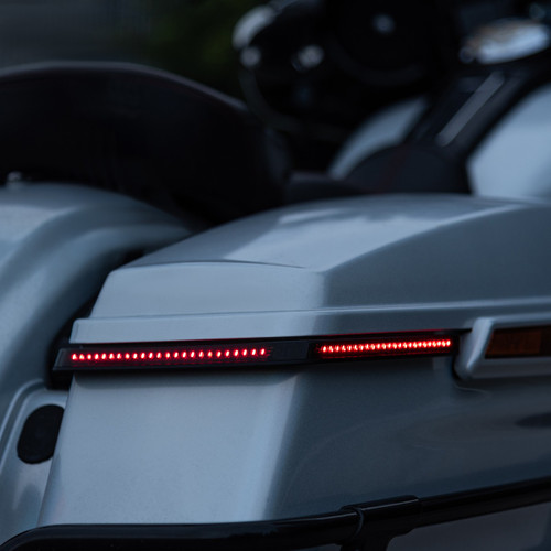 Hyper LED Light with Sequential Red Turn Signal saddlebags lights For '14-'23 Harley Touring