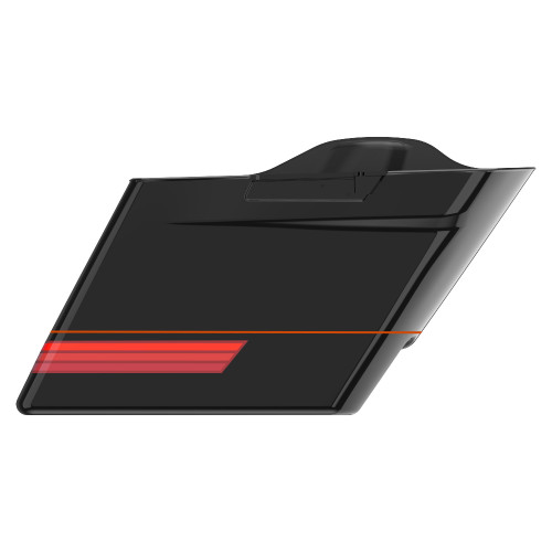 Custom Two Tone 4.5'' Stretched Saddlebag Bottoms for 2014-2023 Harley Davidson Touring