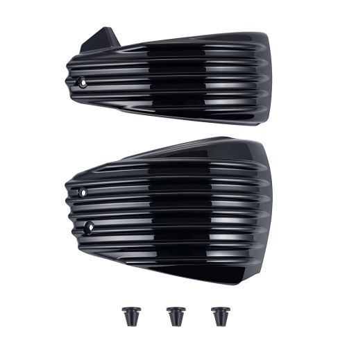 Advanblack Color Matched Ribbed Side Battery Cover for '18-'24 Harley softail