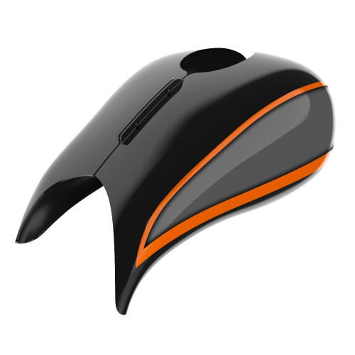 Advanblack APEX Extended Stretched Tank Cover for Harley '09-'23 Street Glide & Road Glide