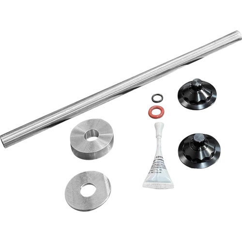 Paul Yaffe Bagger Nation #PYO:YTPR-18L-BK - Axle Cover Kit - Y-Axle Rod - Front - Standard/12 Point - Black