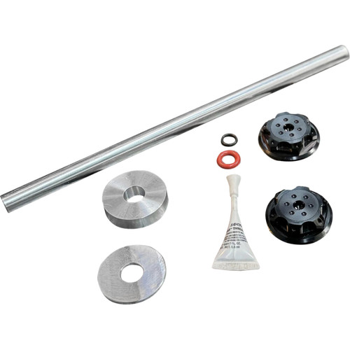Paul Yaffe Bagger Nation #PYO:YHTR-18L-BK - Axle Cover Kit - Y-Axle Rod - Front - Standard/Turret - Black