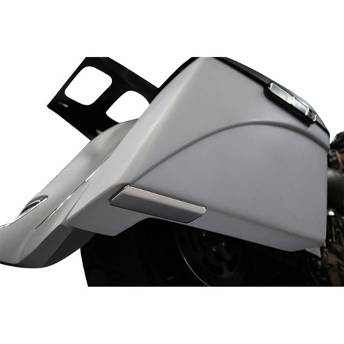 Paul Yaffe Bagger Nation #PYO:SBSP - Saddlebag Skid Plates - Silver