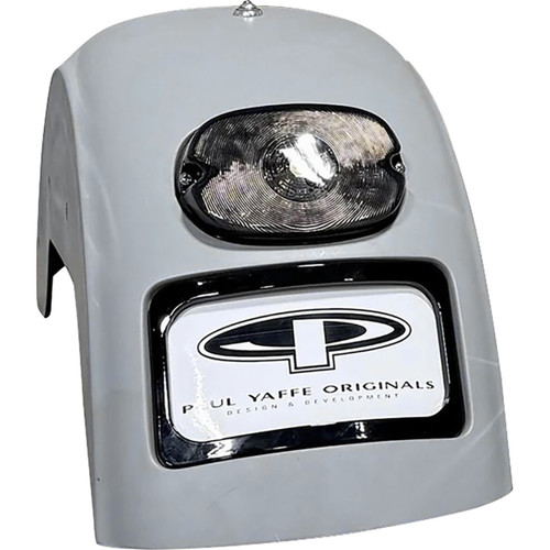 Paul Yaffe Bagger Nation #PYO:FF-B-S - French Fix Rear Fender - Black Plate Frame - Smoke Tail Light - HD Softail