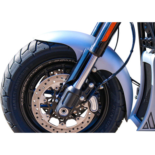 Paul Yaffe Bagger Nation #PYO:CAFE-19-18FB-B-C - Cafe Front Fender - 19" Wheel - Black Inverted Fork Adapter - HD Softail '18-'26