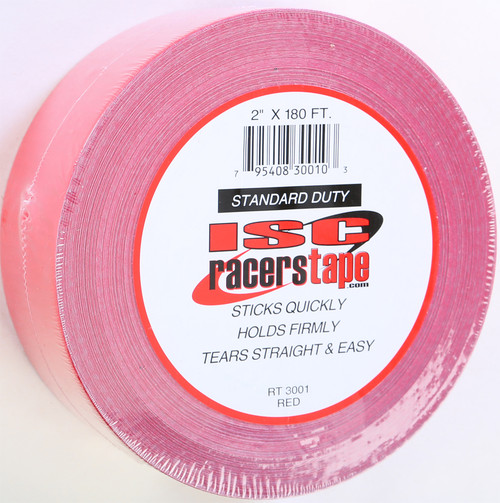 ISC #RT3001 - Racers Tape 2"x180' (red)