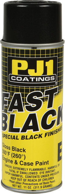 PJ1 #16-ENG - Fast Black Engine Paint Gloss Black 11oz