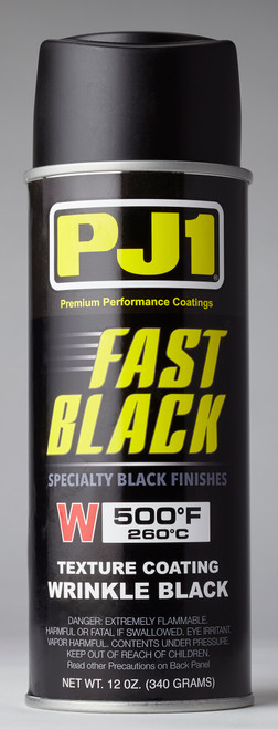 PJ1 #16-WKL - Fast Black Wrinkle Texture Finish 12oz
