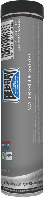 Bel-ray #99540-CG - Waterproof Grease Cartridge 14 OZ (10/Case Sold EA)
