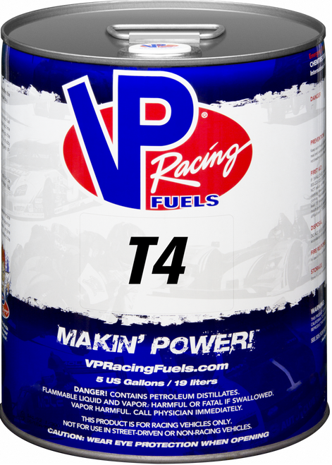 VP Racing #6412 - T4 VP Fuel 5 GAL Pail