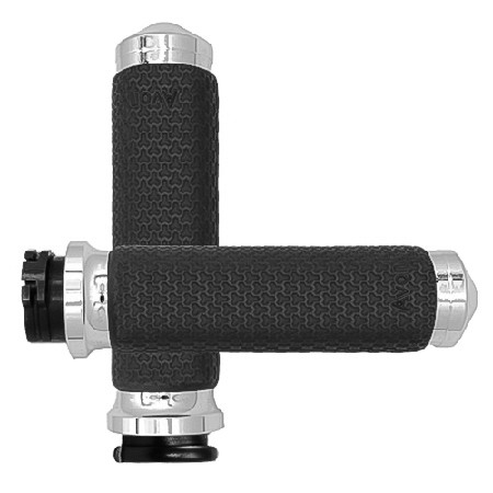 Avon #MF-63-CH - Cable Throttle Memory Foam Grip Chrome