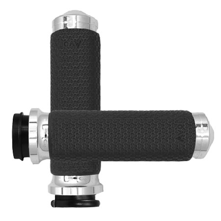 Avon #MF-63A-CH-FLY - FLY BY Wire Throttle Memory Foam Grip Chrome