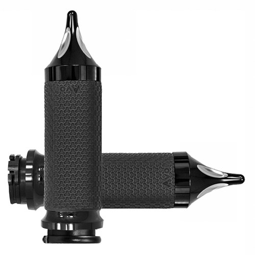 Avon #MF-63B-ANO-SPK - Cable Throttle Memory Foam Grip Black