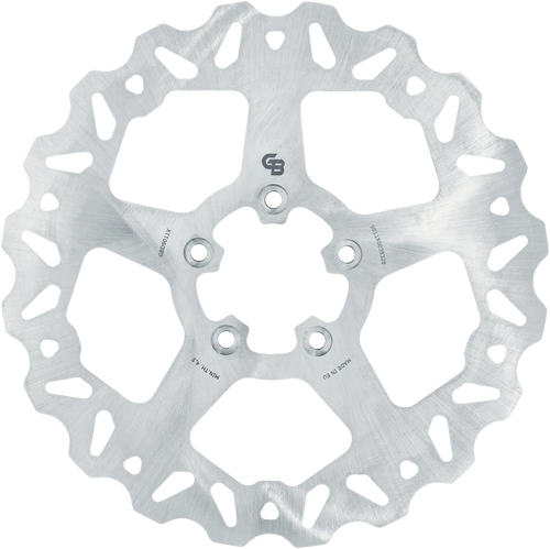 Gbrakes #GBD9011X - Rotor 11.5" Solid Wave FR Stainless