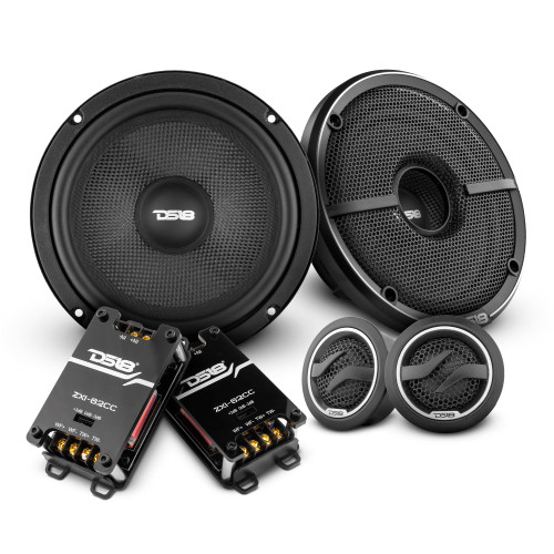 DS18 ZXI-62C - ZXI 6.5" 2- Way Component Speaker System with Kevlar Cone | 120 Watts Rms 4-Ohm