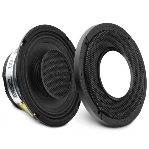 DS18 PRO-HY6MSL - PRO 6.5" Shallow Coaxial Hybrid Mid-Range Loudspeaker with Built-in Driver | 150W RMS 8-Ohm