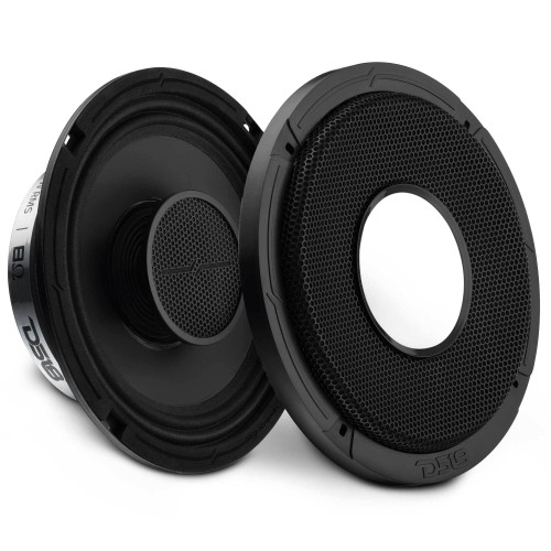 DS18 PRO-HY8MSL - PRO 8" Shallow Coaxial Hybrid Mid-Range Loudspeaker with Built-in Driver | 200W RMS 8-Ohm