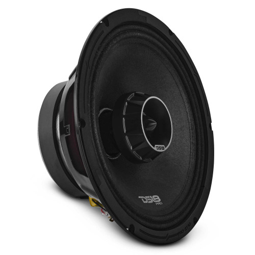 DS18 PRO-ZT10 - PRO-ZT 10" Coaxial Mid-Range Loudspeaker with Water-Resistant Cone Built-in Bullet Tweeter | 300W RMS  4-Ohm