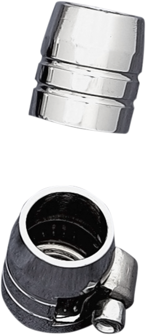 Grooved Hose Clamp - Chrome - 3/8"