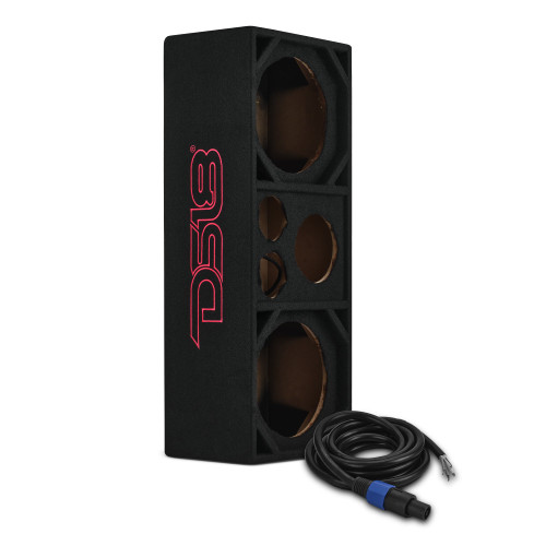 DS18 VOC10PRO - Dual 10” + Dual 4” Tweeter + 2” Driver Ported Empty Voceteo Enclosure | Speakon-Ready