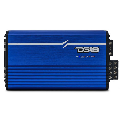 DS18 FRP-2.4K4/BL - FRP Compact 4-Channel Full-Range Class-D Amplifier | 2400W RMS