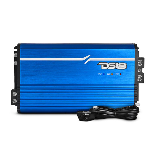 DS18 FRP-3.5K/BL - FRP Compact Full-Range Class D 1-Channel Amplifier 3,500 Watts Rms @ 1-Ohm