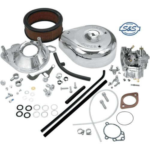 S&S Cycle #11-0442 - Super E Carburetor Kit without Manifold - Evolution Big Twin