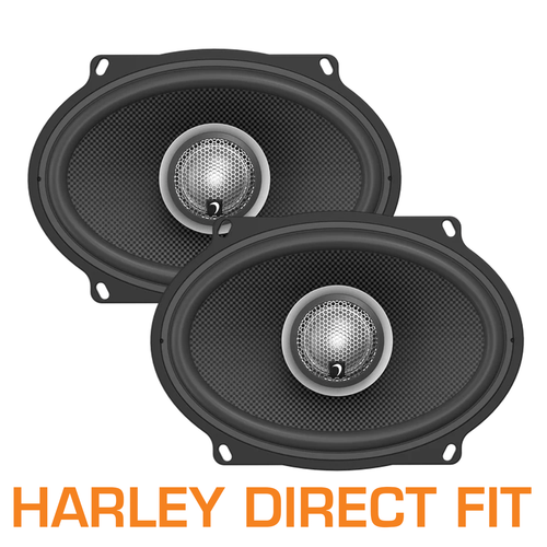 Diamond Audio HXM57F2BK - 5"x7" 2-Way Harley-Davidson® Direct Replacement Speakers (2Ω)- HXM57F2BK