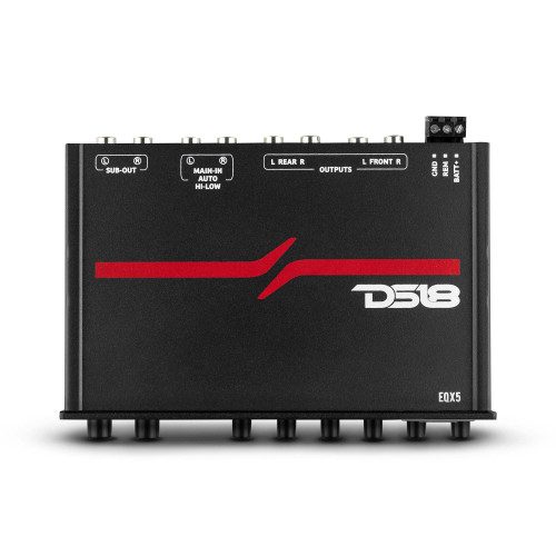 DS18 EQX5 - High Volt 5-Band Equalizer with High Level Input