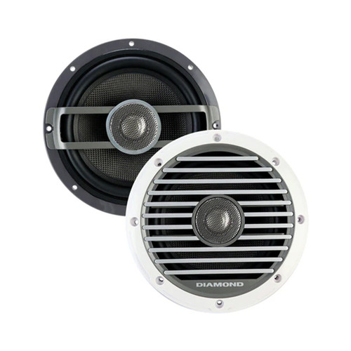 Diamond Audio HXM65 - 6.5" HXM Series 2-Way Marine Speaker w/RGB LED Lighting - HXM65