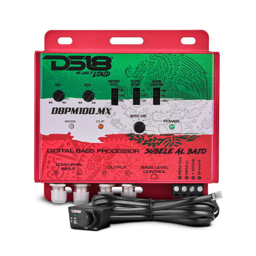 DS18 DBPM100.MX - Digital Bass Processor 2-Channel Pre-Amp Input / Output - Mexico Design
