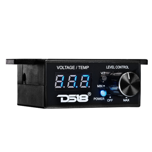 DS18 BKVTR - Bass knob With Volt Meter and Temperature Display