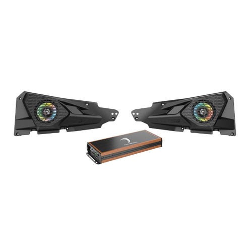Diamond Audio MSRZRKD12 - 2014+ RZR XP© 2DR/4DR 6.5" 2-Way Front Speaker Set with 2-Channel Amplifier - MSRZRKD12