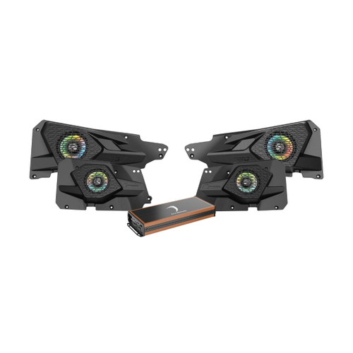 Diamond Audio MSRZRKD14 - 2014+ RZR© 4DR 6.5" All-Weather Coaxial Speaker System with Class D Amplifier - MSRZRKD14