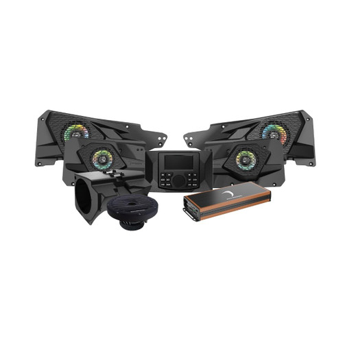 Diamond Audio MSRZRKD24 - 2014+ RZR© 2DR/4DR All Weather Speaker & Amplifier Combo - MSRZRKD24