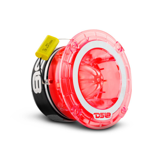 DS18 PRO-TW4L - 4.5" Super Bullet Tweeter 280 Watts 1.75" Titanium 4-Ohm Vc with RGB LED Lights