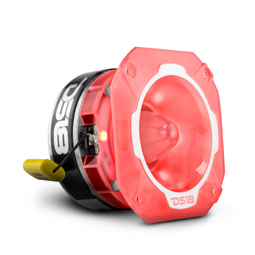 DS18 PRO-TW3L - 4" Super Bullet Tweeter 250 Watts 1.5" Titanium 4-Ohm Vc with RGB LED Lights