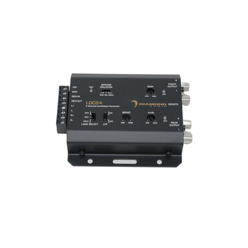 Diamond Audio LOC24 - 4-Channel LOC Series Line-Output Converter (2 In/4 Out) - LOC24