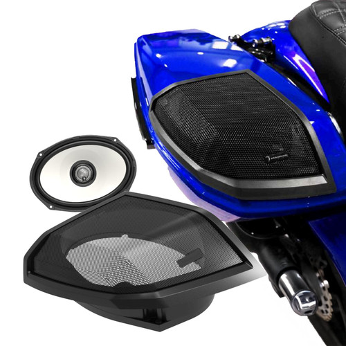 Diamond Audio MSHXM692LK24 - 2024+ Harley Davidson® Cut-In Lid Kit with HXM69F2 Speakers (2Ω) - MSHXM692LK24