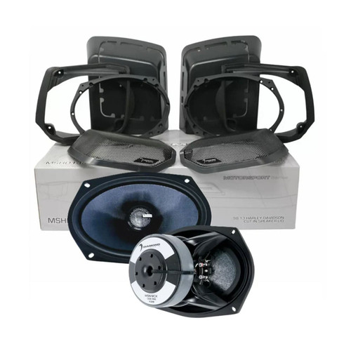 Diamond Audio MS694CX2LK13 - 1998-2013 Harley Davidson® Cut In Lid Kit with MS69CX Speaker (4Ω) - MS694CX2LK13