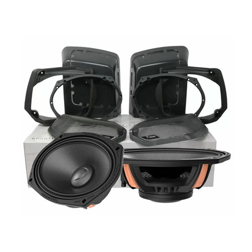 Diamond Audio MS694NEOLK13 - 1998-2013 Harley Davidson® Cut-In Lid Kit with MS69NEO (4Ω) - MS694NEOLK13