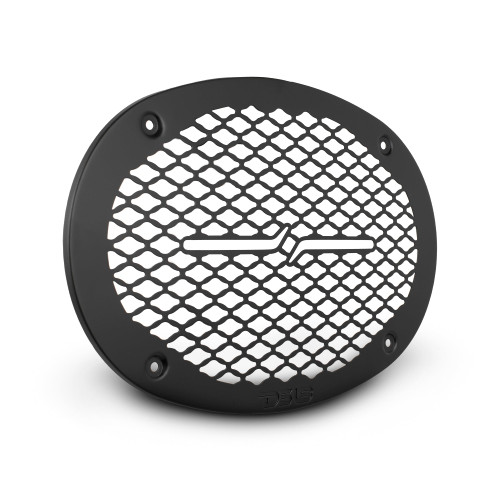 DS18 PRO-GRILL69MS/BK - 6x9" Universal Shallow Metal Mesh Speaker Grill