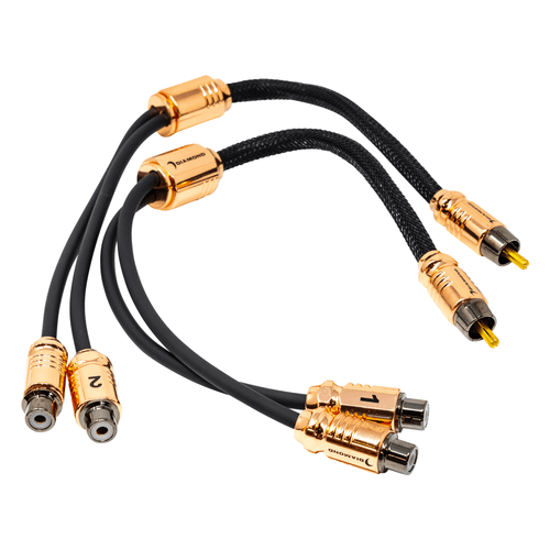 Diamond Audio HXY2F - One Male to two Female RCA Y Cable - HXY2F