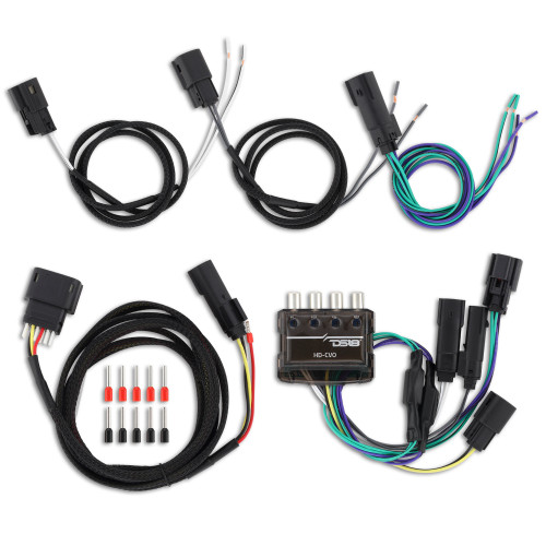 DS18 RY-LOC.HD23UPCVO - Harley-Davidson 4-Channel Plug-and-Play Line Output Converter Kit for CVO & Ultra Touring Models 2023+