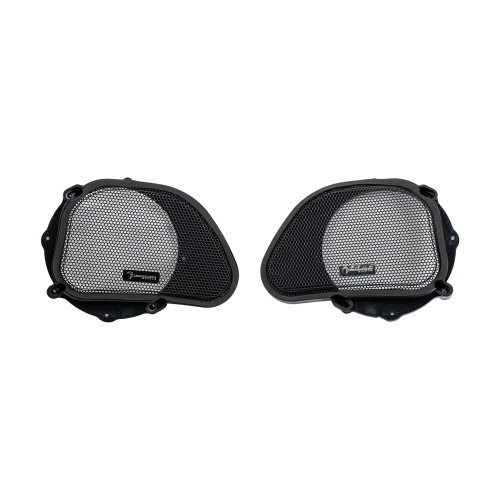 Diamond Audio DHDRG13 - 1998-2013 Harley Davidson® Road Glide Fairing Grills W/Diamond Logo (Pair) - DHDRG13
