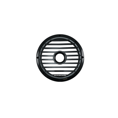 Diamond Audio MS10GRLB - 10" Black Marine Subwoofer Grill w/LED (Single) - MS10GRLB